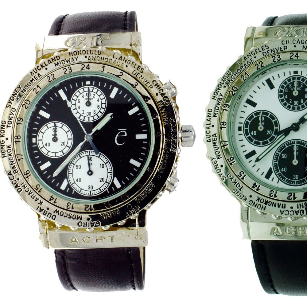 New Exte Acht Chronograph World time Unisex Watch
